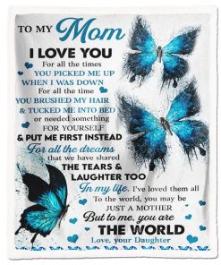 Gearhumans Gearhuman 3D To My Mom I Love You For All The Times Blanket GH290320 Blanket Blanket M(51''x59'')