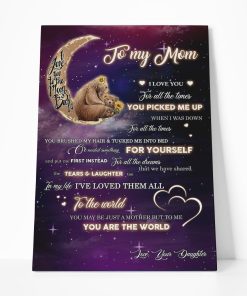 Gearhumans Gearhuman 3D To My Mommy Bear Canvas GJ010429 Canvas 1 Piece Non Frame M
