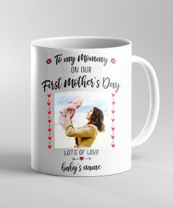 Gearhumans Gearhuman 3D To My Mommy On Our First Mothers Day Custom Name Mug GJ300312 Mug 11oz