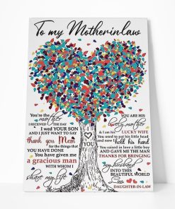 Gearhumans Gearhuman 3D To my mother in law Canvas GH290312 Canvas 1 Piece Non Frame M