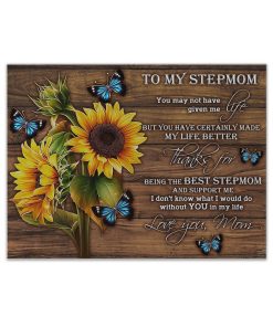 Gearhumans Gearhuman 3D To My Stepmom Canvas GJ290304 Canvas 1 Piece Non Frame M