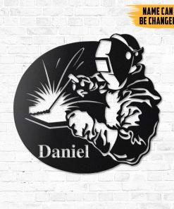 Gearhumans Gearhuman 3D Welder Custom Name Metal Carving Sign GB15032 Metal Sign Metal Sign XS(8'x8')