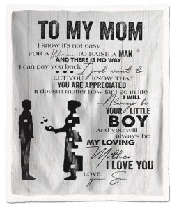Gearhumans Gearhuman 3D You Will Always Be My Loving Mother Love From Son Blanket GH290321 Blanket Blanket M(51''x59'')