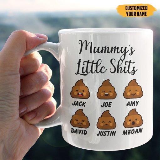 Gearhumans Gearhuman Mommy Littles Shits White Mug GH260305 Mug