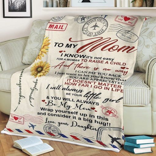 Gearhumans To My Mom Blanket 2 Gearhumans Gearhuman To My Mom Blanket GH260328 Blanket