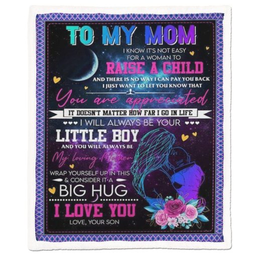 Gearhumans To My Mom Blanket 1 Gearhumans Gearhuman To My Mom Blanket GH260329 Blanket Blanket M(51''x59'')