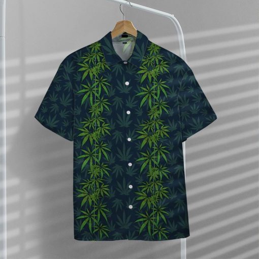 Gearhumans Gearhumsn 3D Cannabis Leaves Hawaii Shirt ZK1305219 Hawai Shirt