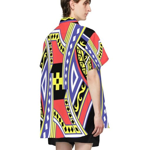 Gearhumans Gearhumsn 3D King of Diamonds Cesar Hawaii Shirt ZC22042127 Hawai Shirt