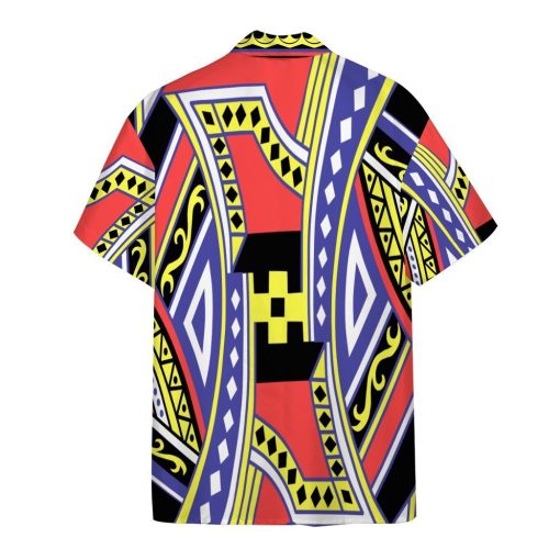 Gearhumans Gearhumsn 3D King of Diamonds Cesar Hawaii Shirt ZC22042127 Hawai Shirt