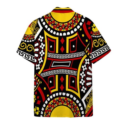 Gearhumans Gearhumsn 3D Queen of Diamonds Rachel Hawaii Shirt ZC22042125 Hawai Shirt