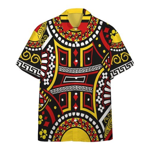 Gearhumans Gearhumsn 3D Queen of Diamonds Rachel Hawaii Shirt ZC22042125 Hawai Shirt Short Sleeve Shirt S