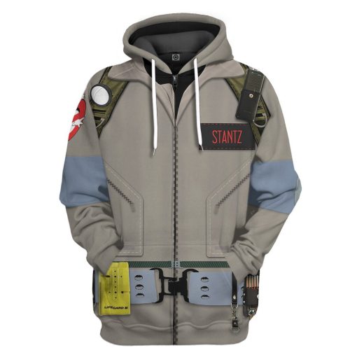 Gearhumans Ghostbusters 1984 Stantz Cosplay Custom Tshirt Hoodie Apparel GV190114 3D Apparel Zip Hoodie S