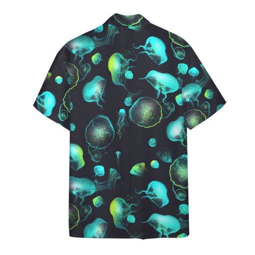 Gearhumans Glowing Jellyfish Hawaii Shirt ZK1305218 Hawai Shirt