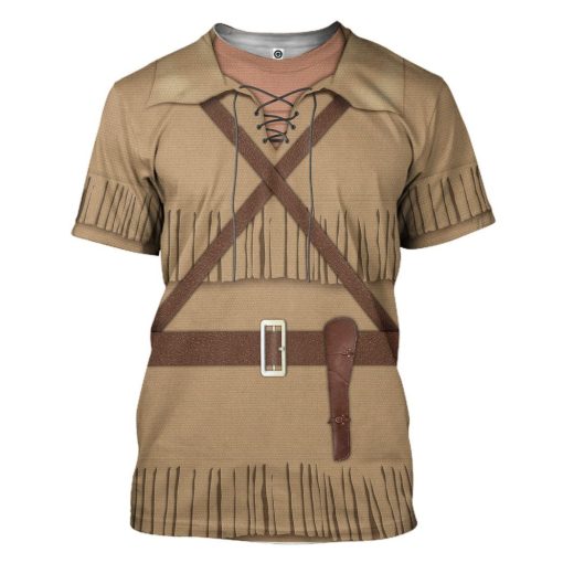 Gearhumans Hoodie Custom Daniel Boone Apparel HD-TA2091902 3D Apparel T-Shirt S