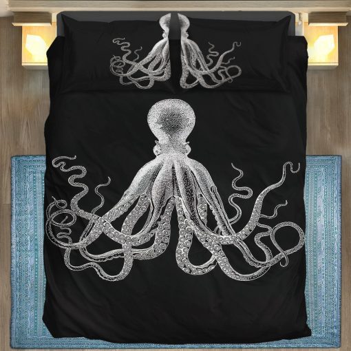 Gearhumans King Octopus Custom Bedding Set 9 Gearhumans King Octopus Custom Bedding Set GO06072117 Bedding Set