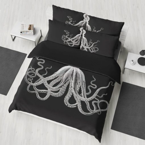 Gearhumans King Octopus Custom Bedding Set 10 Gearhumans King Octopus Custom Bedding Set GO06072117 Bedding Set
