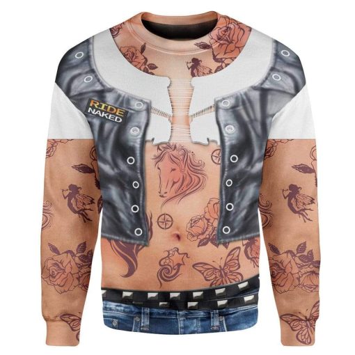 Gearhumans Ladies Tattoo Custom T-shirt - Hoodies Apparel HD-GH20365 3D Apparel Long Sleeve S