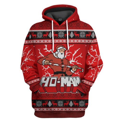 Gearhumans MAN Ugly Christmas Sweater Custom Tshirt Hoodie Apparel GV301014 3D Apparel Hoodie S