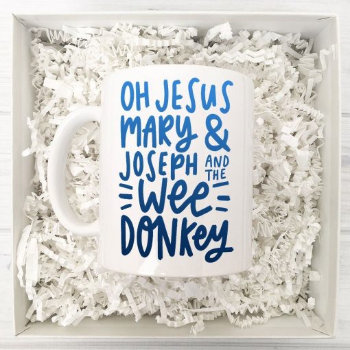 Gearhumans Oh Jesus Mary and Joseph And The Wee Donkey 3D Mug ZK1105211 Mug