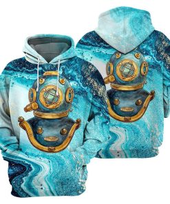 Gearhumans Scuba Diving Helmet - 3D All Over Printed Shirt shirt 3D Apparel HOODIE S 