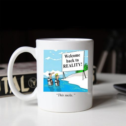 Gearhumans Scuba Diving Welcome Back To Reality Mug ZK1205215 Mug