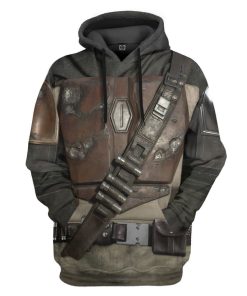 Gearhumans Star War The Mandalorian Custom Hoodie Apparel GN17094 3D Apparel Hoodie S 
