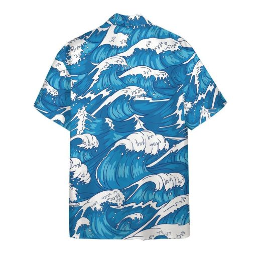 Gearhumans T Rex Surfing Hawaii Shirt ZK1305217 Hawai Shirt