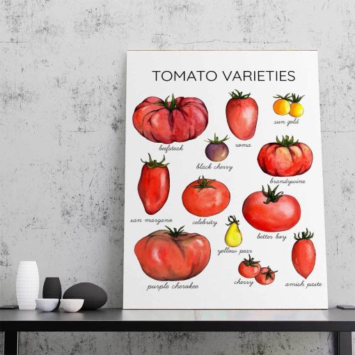 Gearhumans Tomato Varieties Canvas ZK1805215 Canvas