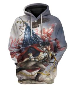 George Washington Custom T-Shirts Hoodies Apparel HD-AT1312195 3D Custom Fleece Hoodies Hoodie S 