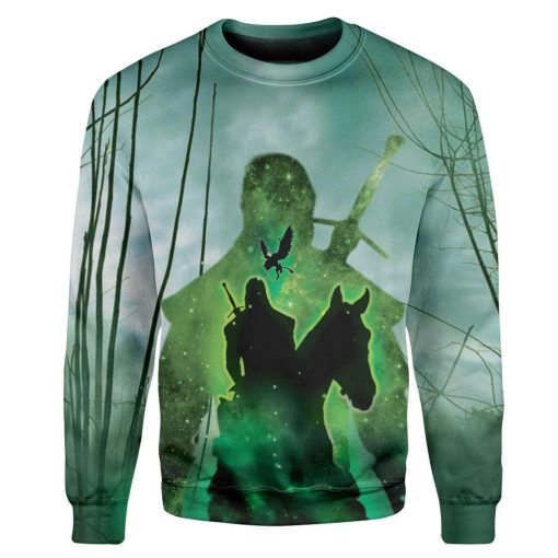 Geralt Custom T-Shirts Hoodies Apparel MV-TA2412194 3D Custom Fleece Hoodies Long Sleeve S