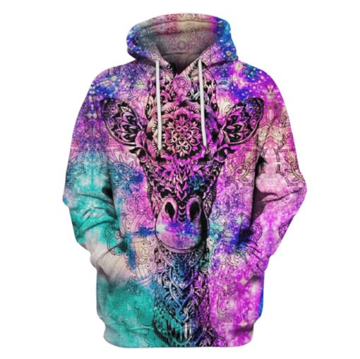 Giraffe Hoodies - T-Shirt Apparel HL101111 3D Custom Fleece Hoodies Hoodie S