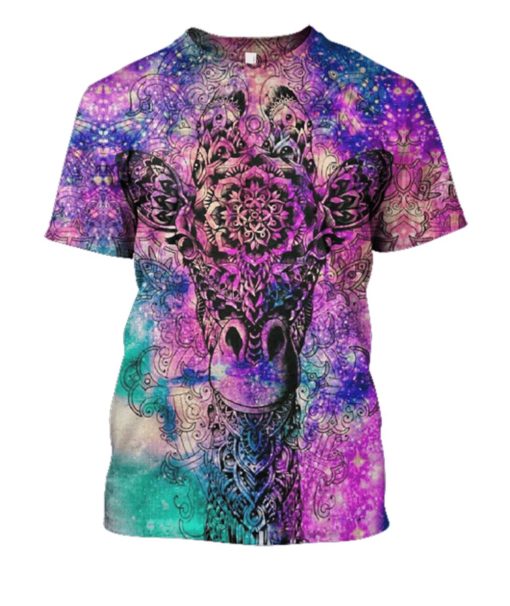 Giraffe Hoodies - T-Shirt Apparel HL101111 3D Custom Fleece Hoodies T-Shirt S