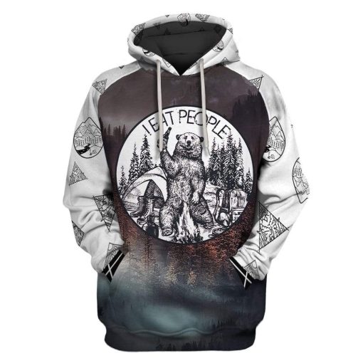 Go outside in the forest Custom Hoodies Apparel HD-GH20015 3D Custom Fleece Hoodies Hoodie S