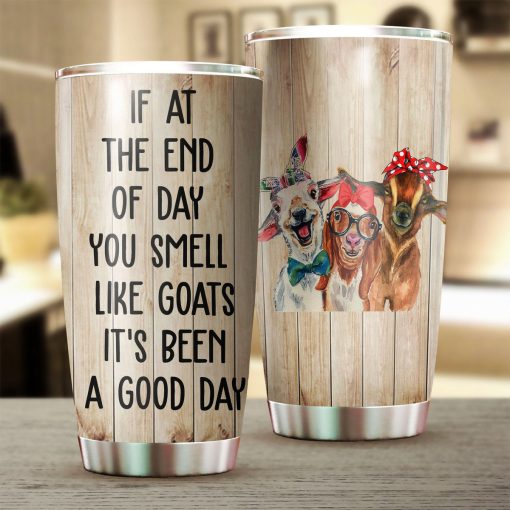Gearhumans Smell Like Goats - Tumbler Cup - Image 2