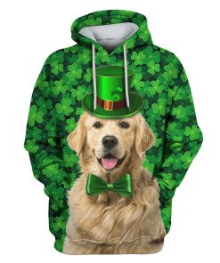 Golden Retriever Custom Hoodies Apparel HD-PET110425 3D Custom Fleece Hoodies Hoodie S 