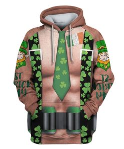 Green Man Custom T-shirt - Hoodies Apparel HD-PET110436 3D Custom Fleece Hoodies Hoodie S 