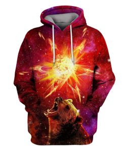 GRIZZLY BEAR Custom T-shirt - Hoodies Apparel HD-GH20075 3D Custom Fleece Hoodies Hoodie S 