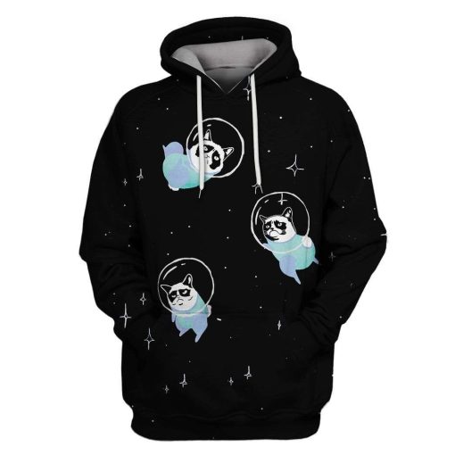 Grumpy cat Custom T-shirt - Hoodies Apparel HD-GH20368 3D Custom Fleece Hoodies Hoodie S