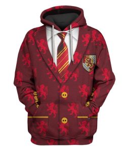GryffindorCostume Custom T-shirt - Hoodies Apparel HD-MV111338 3D Custom Fleece Hoodies Hoodie S 