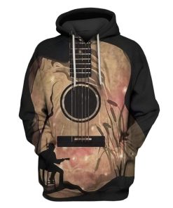 Guitar Custom T-shirt - Hoodies Apparel HD-GH20338 3D Custom Fleece Hoodies Hoodie S 