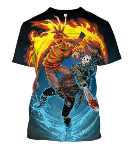 Halloween Hoodies T-Shirt Apparel NM060204 3D Custom Fleece Hoodies T-Shirt S