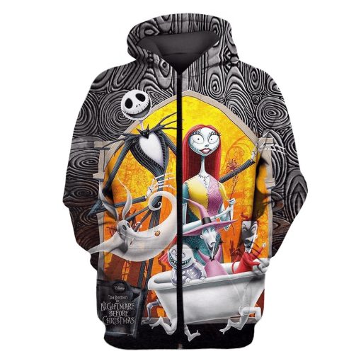 Halloween Nightmare Hoodies - T-Shirt Apparel NM060216 3D Custom Fleece Hoodies Zip Hoodie S