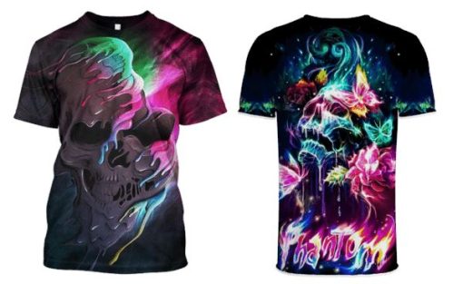 HALLOWEEN Skull Hoodies - T-Shirt Apparel HL101122 3D Custom Fleece Hoodies