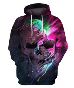 HALLOWEEN Skull Hoodies - T-Shirt Apparel HL101122 3D Custom Fleece Hoodies Hoodie S 