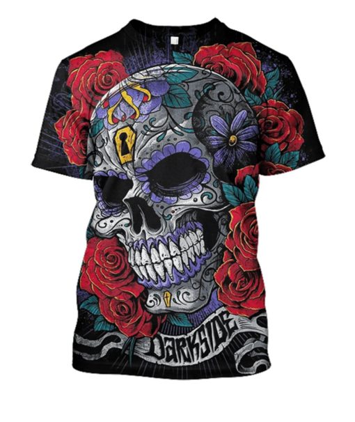 HALLOWEEN Skull Hoodies - T-Shirt Apparel HL101123 3D Custom Fleece Hoodies T-Shirt S