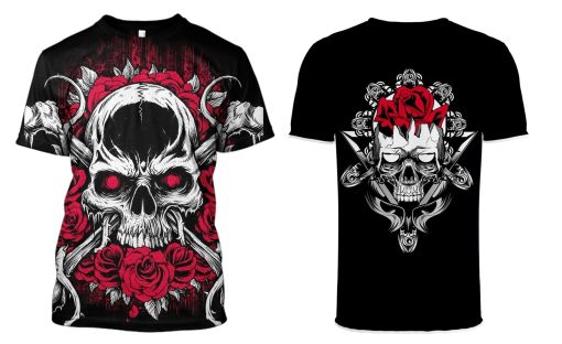 HALLOWEEN Skull Hoodies - T-Shirt Apparel HL101124 3D Custom Fleece Hoodies