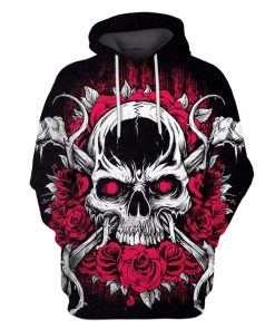 HALLOWEEN Skull Hoodies - T-Shirt Apparel HL101124 3D Custom Fleece Hoodies Hoodie S 