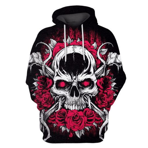 HALLOWEEN Skull Hoodies - T-Shirt Apparel HL101124 3D Custom Fleece Hoodies Hoodie S
