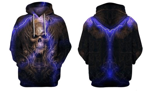 HALLOWEEN Skull Hoodies - T-Shirt Apparel HL101125 3D Custom Fleece Hoodies