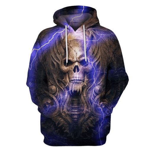 HALLOWEEN Skull Hoodies - T-Shirt Apparel HL101125 3D Custom Fleece Hoodies Hoodie S